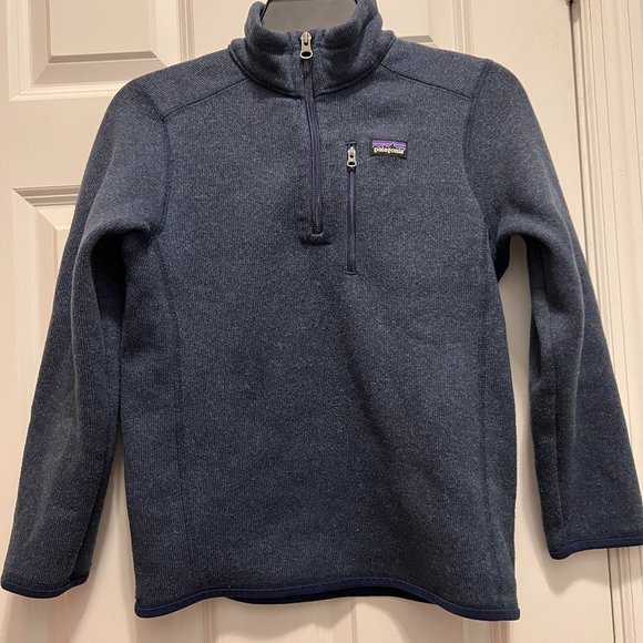 Patagonia large -12 blue sweater/ jacket - Picture 1 of 7